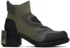 Gmbh Khaki Baris Moto Boots In Khaki
