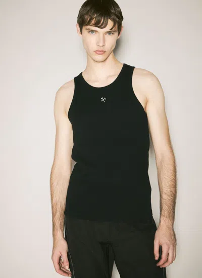 Gmbh Logo Tank Top In Black