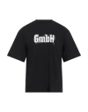 Gmbh Logo Organic Cotton Oversize T-shirt In Black