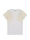 Gmbh Patchwork Mesh-insert T-shirt In White