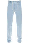 GMBH STRAIGHT LEG JEANS WITH DOUBLE ZIPPER