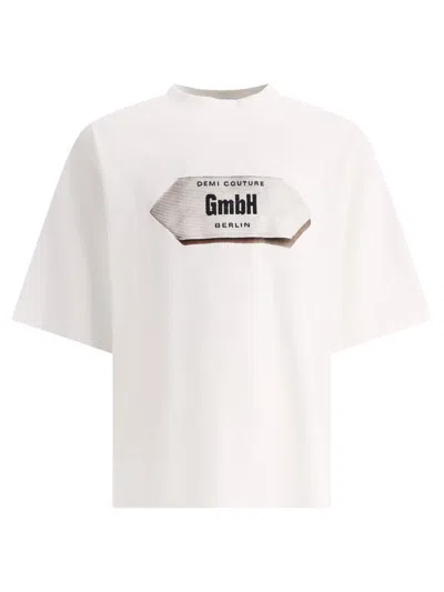 Gmbh T-shirt With Print In White