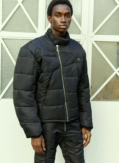 Gmbh Zaman Quilted Jacket In Black