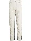 Gmbh Zyia Two-tone Trousers In Grey