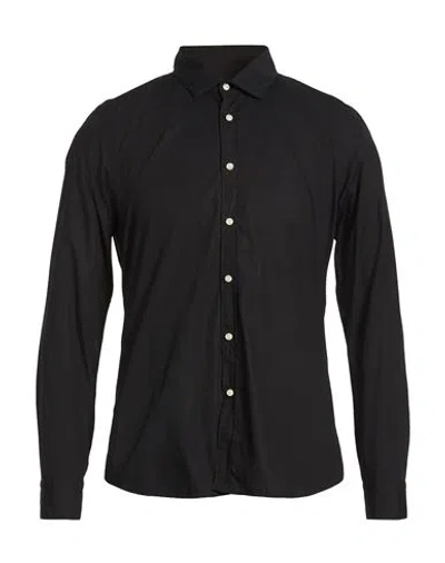 Gmf 965 Man Shirt Black Size 15 ¾ Cotton