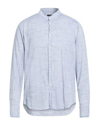 Gmf 965 Man Shirt Blue Size 17 ½ Cotton