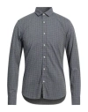 Gmf 965 Man Shirt Grey Size 17 ½ Cotton In Grey