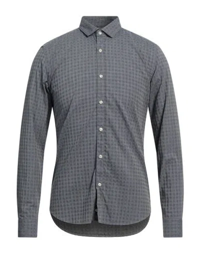 Gmf 965 Man Shirt Grey Size 17 ½ Cotton