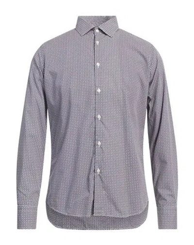 Gmf 965 Man Shirt Midnight Blue Size 17 ½ Cotton