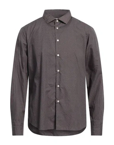 Gmf 965 Man Shirt Steel Grey Size 17 Cotton
