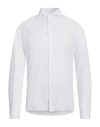 Gmf 965 Man Shirt White Size 15 Linen, Cotton