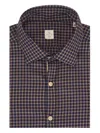 Gmf965 Checked-pattern Shirt In Blue
