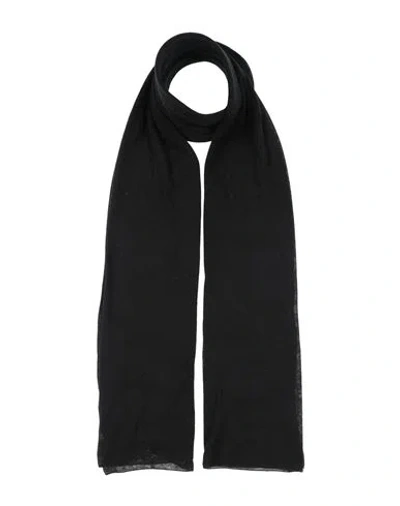 G.m.f.m. G. M.f. M. Woman Scarf Black Size - Cotton, Viscose, Nylon, Cashmere