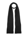 G.m.f.m. G. M.f. M. Woman Scarf Charcoal Size - Cotton, Viscose, Nylon, Cashmere In Grey