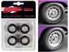 Gmp Muscle Car Rally Wheels And Tires Set Of 4 Pieces From "1970 Dodge Coronet Super Bee" 1/18 By