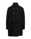 Gms-75 Man Coat Black Size M Wool, Synthetic Fibers, Polyamide, Mohair Wool, Shearling In Black