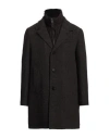 Gms-75 Man Coat Dark Brown Size S Wool, Synthetic Fibers, Polyamide, Mohair Wool, Shearling In Brown