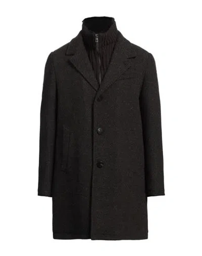 Gms-75 Man Coat Dark Brown Size S Wool, Synthetic Fibers, Polyamide, Mohair Wool, Shearling