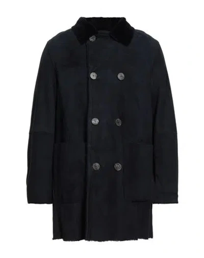 Gms-75 Man Coat Midnight Blue Size Xl Shearling