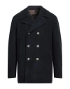 Gms-75 Man Coat Midnight Blue Size Xxl Virgin Wool, Polyamide In Blue