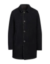 Gms-75 Man Coat Navy Blue Size L Wool, Polyamide, Acrylic, Polyester, Mohair Wool