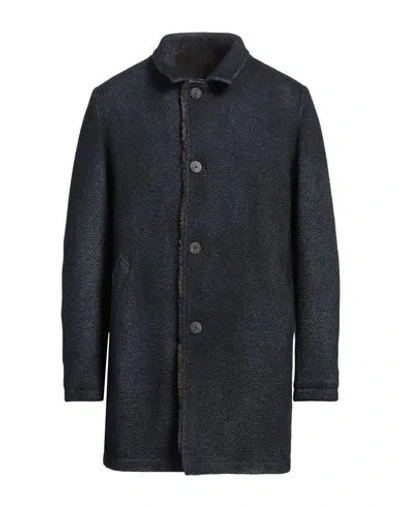 Gms-75 Man Coat Slate Blue Size L Wool, Polyamide, Acrylic, Polyester, Mohair Wool