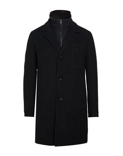 Gms-75 Man Coat Charcoal Size 3xl Wool, Polyamide, Acrylic, Polyester, Mohair Wool In Black