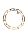 Gnecchi Silvia The Thing Necklace With Rings In Metallic