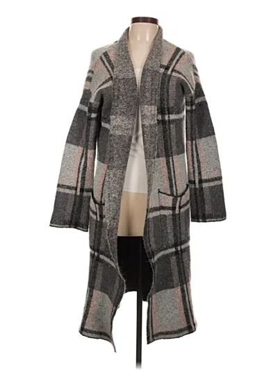 Pre-owned Gnw Cardigan Sweater In Gray