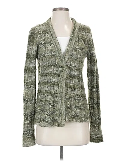 Pre-owned Gnw Cardigan Sweater In Green