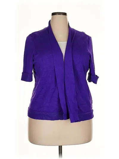 Pre-owned Gnw Cardigan Sweater In Purple