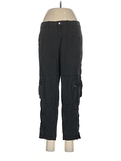 Pre-owned Go By Go Silk Cargo Pants In Black