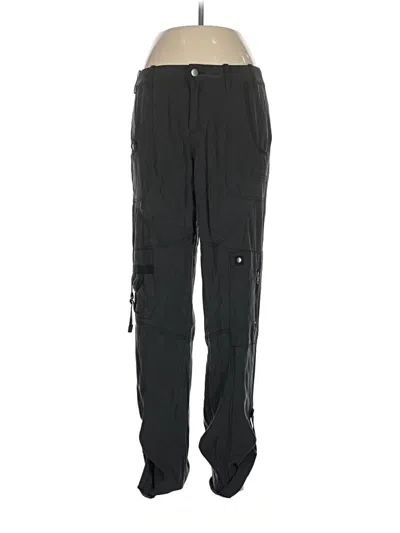 Pre-owned Go By Go Silk Cargo Pants In Black