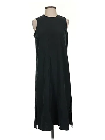 Pre-owned Go By Go Silk Casual Dress In Black