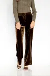 Go By Go Silk Cocktail Pant In Brown