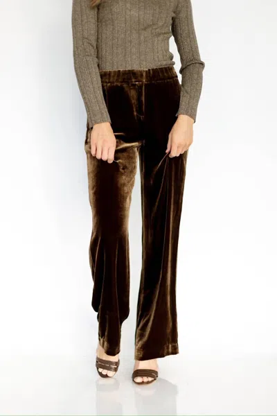Go By Go Silk Cocktail Pant In Brown