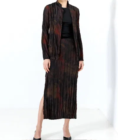 Go By Go Silk Crinkle Cut Jacket In Black