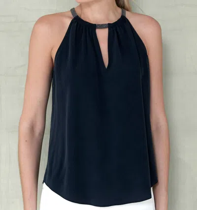 Go By Go Silk Cut Above Cutaway Top In Black