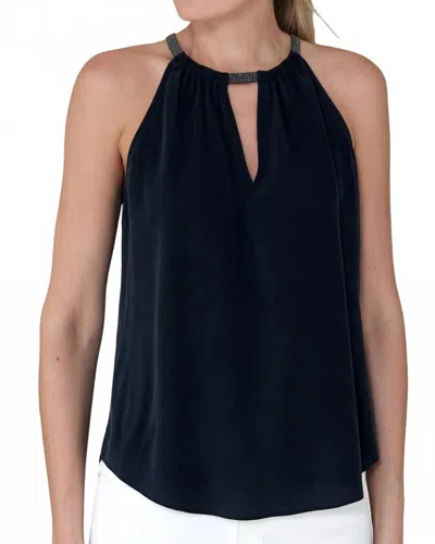 Go By Go Silk Go A Cut Above Cutaway Top In Black