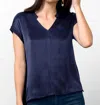 Go By Go Silk Go Zippy Tank Luxe Top In Midnight In Multi
