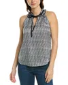 GO BY GO SILK GO> BY GOSILK LADY DANBURY SILK TOP