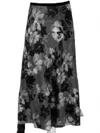 Go By Go Silk Go Flirty Skirt In Up In Smoke