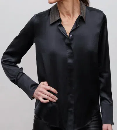 Go By Go Silk Go Le Blouse In Black