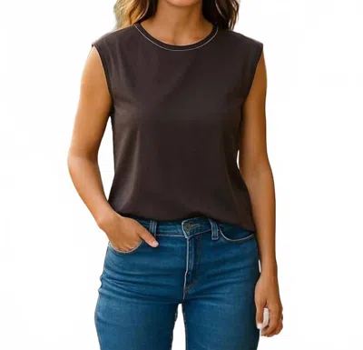 Go By Go Silk Go Out Of Your Shell Top In Java In Brown