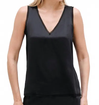 GO BY GO SILK GO REDUX V-TEE IN WASHED BLACK