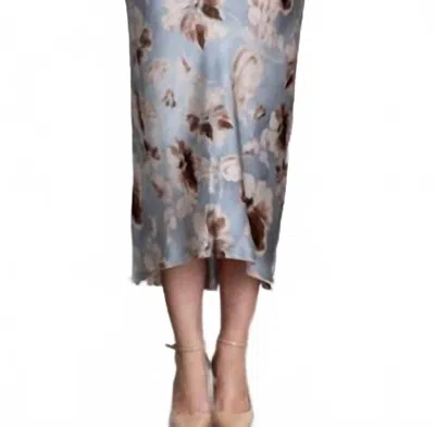 Go By Go Silk Go Sl0pe Skirt In Desert Bloom In Brown