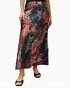 Go By Go Silk Go Slit Difference Skirt In Botanic Garden In Multi