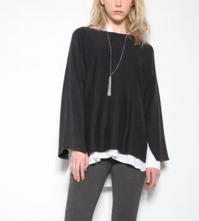 Go By Go Silk Go Swancho In Washed Black In Grey