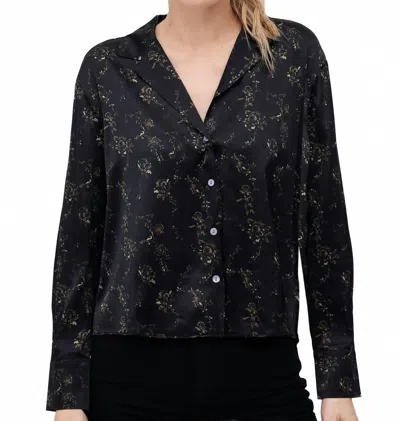 Go By Go Silk Go Top Notch Blouse In Persian Paisley