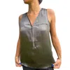 Go By Go Silk Go Zippy Tank Luxe Top In Camo In Multi